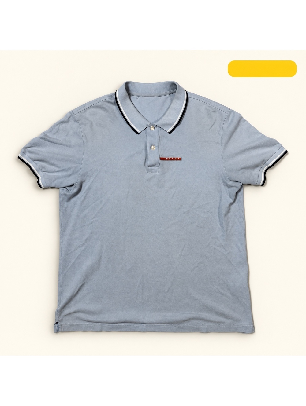 Prada Light Blue Polo Shirt